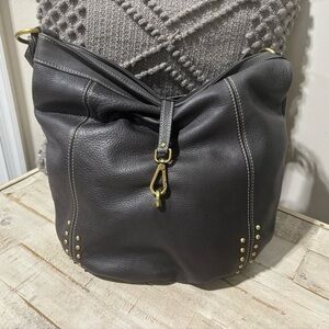 ❤️Avorio Italy Slate Leather Hobo Bag